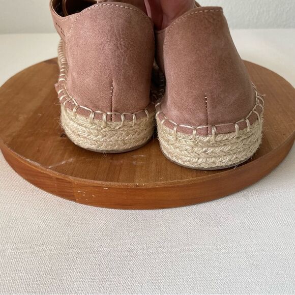 JOURNEE COLLECTION RAZILI ESPADRILLE WEDGE SNEAKER blush size 10 - Picture 8 of 10